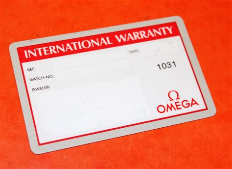 omega international warranty card|omega warranty registration.